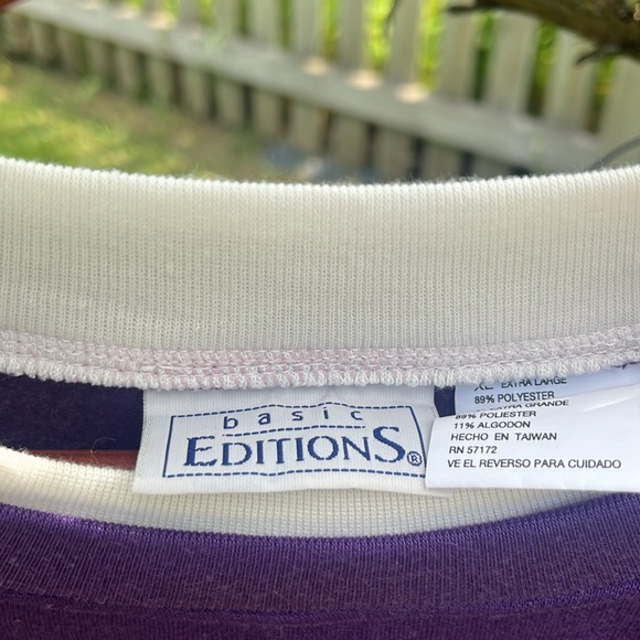 90s pullover crewneck floral birds - Picture 3 of 4